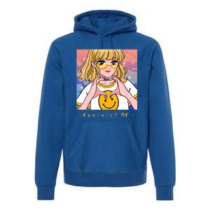 Aesthetic Feminist Af E Power Anime Indie Harajuku Gift Premium Hoodie