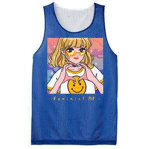 Aesthetic Feminist Af E Power Anime Indie Harajuku Gift Mesh Reversible Basketball Jersey Tank