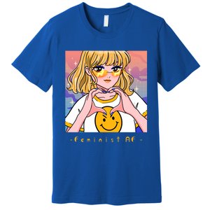 Aesthetic Feminist Af E Power Anime Indie Harajuku Gift Premium T-Shirt