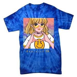 Aesthetic Feminist Af E Power Anime Indie Harajuku Gift Tie-Dye T-Shirt