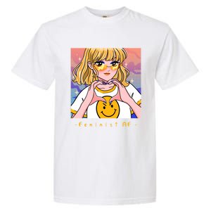 Aesthetic Feminist Af E Power Anime Indie Harajuku Gift Garment-Dyed Heavyweight T-Shirt