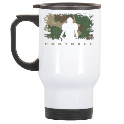 American Football Stainless Steel Travel Mug