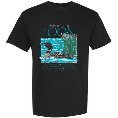 Advice From A Loon Spend Time At The Lake Garment-Dyed Heavyweight T-Shirt