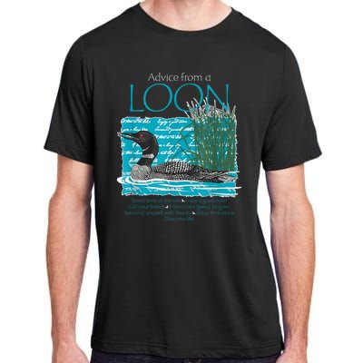 Advice From A Loon Spend Time At The Lake Adult ChromaSoft Performance T-Shirt