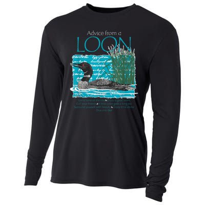 Advice From A Loon Spend Time At The Lake Cooling Performance Long Sleeve Crew