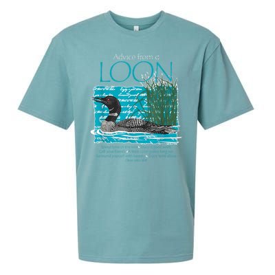 Advice From A Loon Spend Time At The Lake Sueded Cloud Jersey T-Shirt