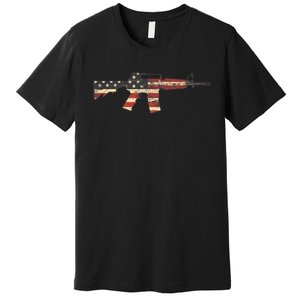 American Flag Ar15 Premium T-Shirt