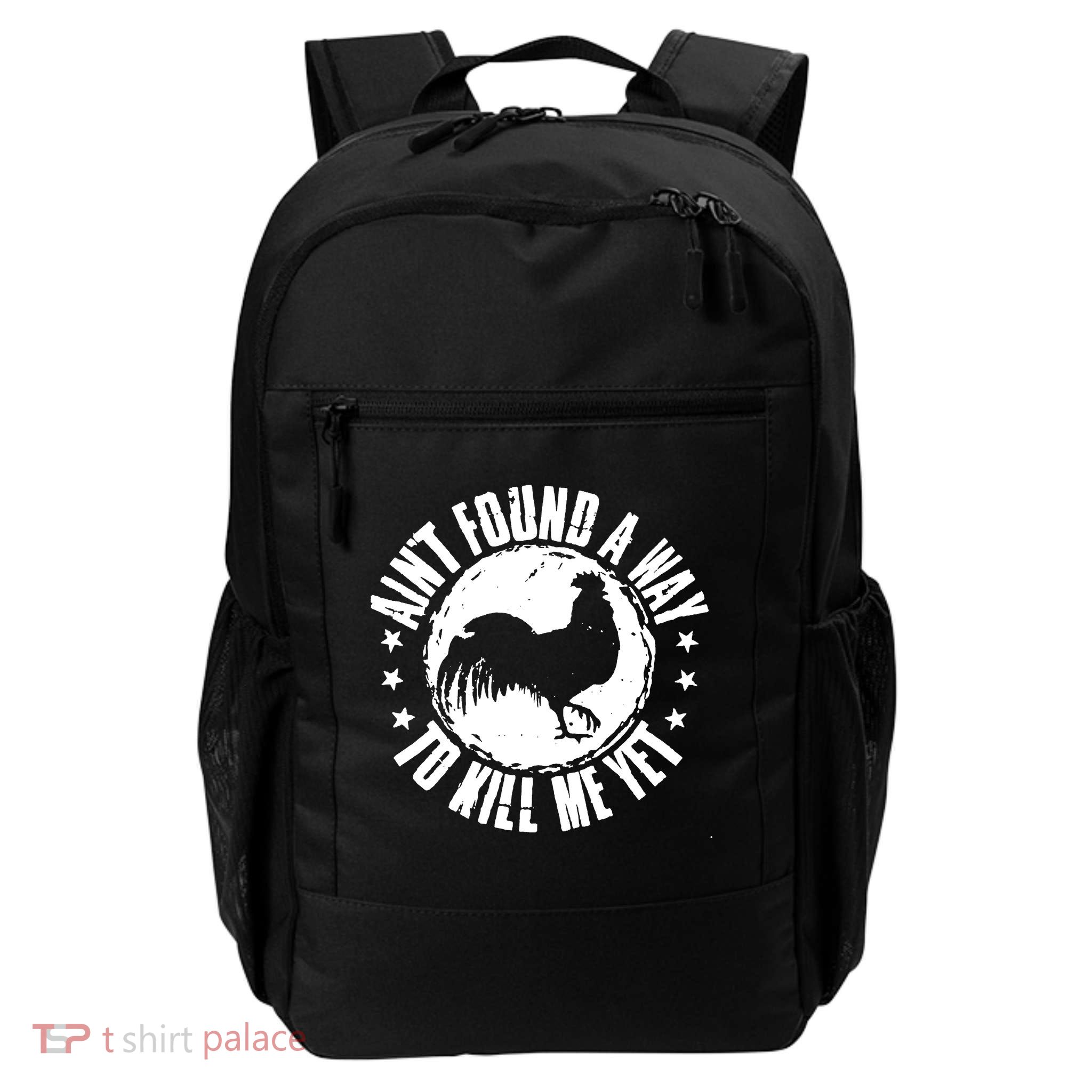 AinT Found A Way To Kill Me Yet Vintage Rooster Backpack