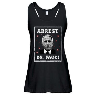Arrest Fauci Anti Fauci Patriotic Defund Dr Fauci Ladies Essential Flowy Tank