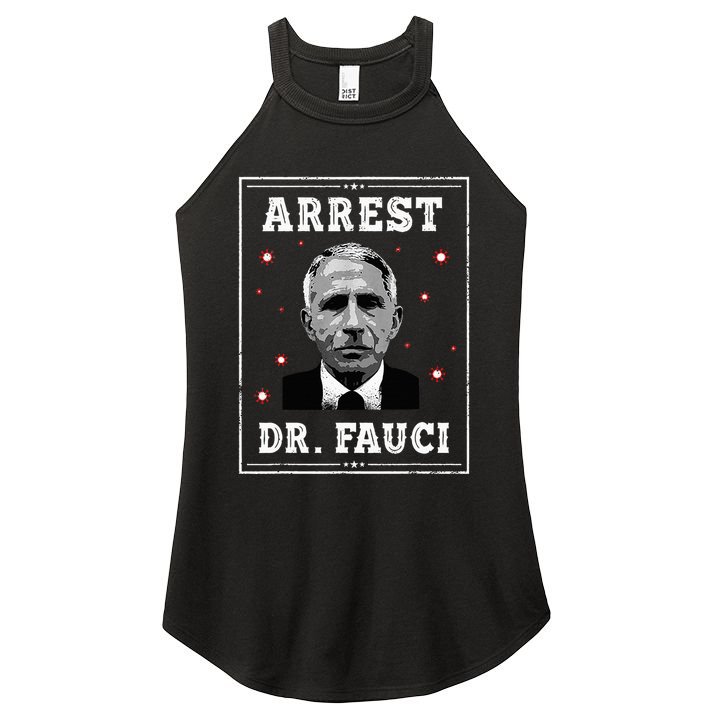 Arrest Fauci Anti Fauci Patriotic Defund Dr Fauci Women's Perfect Tri Rocker Tank