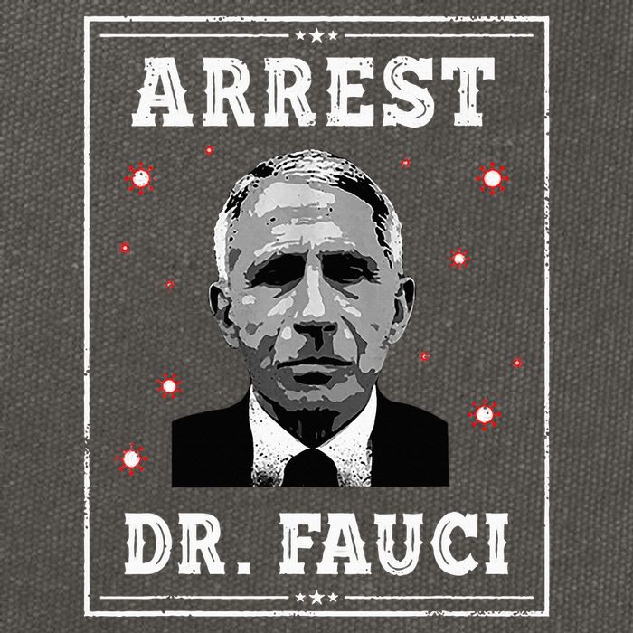 Arrest Fauci Anti Fauci Patriotic Defund Dr Fauci Cotton Canvas Backpack