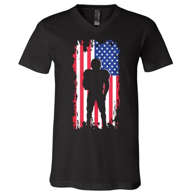 American Football Apparel Football V-Neck T-Shirt