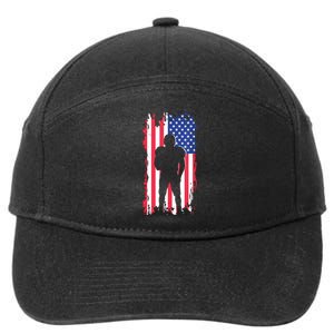 American Football Apparel Football 7-Panel Snapback Hat