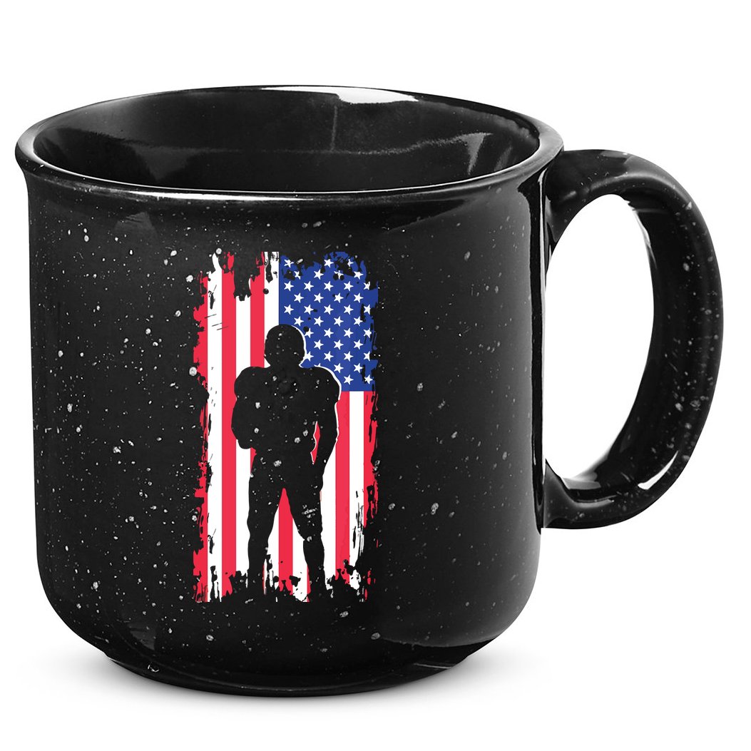 American Football Apparel Football 15oz Campfire Ceramic Mug