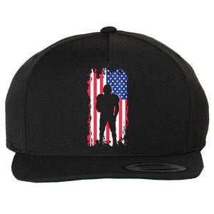 American Football Apparel Football Wool Snapback Cap