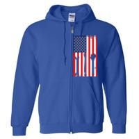 American Flag Auto Car Diesel Mechanic Dad Mechanics Gift Funny Gift Full Zip Hoodie