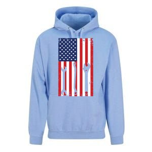 American Flag Auto Car Diesel Mechanic Dad Mechanics Gift Funny Gift Unisex Surf Hoodie