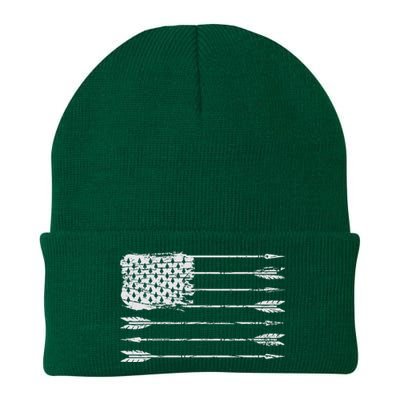 American Flag Arrow Archery Bowhunting Gifts Archer Hunter Knit Cap Winter Beanie