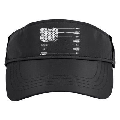 American Flag Arrow Archery Bowhunting Gifts Archer Hunter Adult Drive Performance Visor