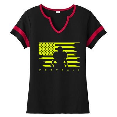 American Football Apparel Football Ladies Halftime Notch Neck Tee