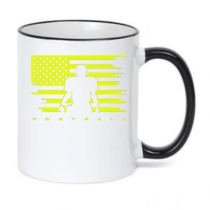 American Football Apparel Football 11oz Black Color Changing Mug