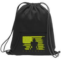 American Football Apparel Football Sweatshirt Cinch Pack Bag