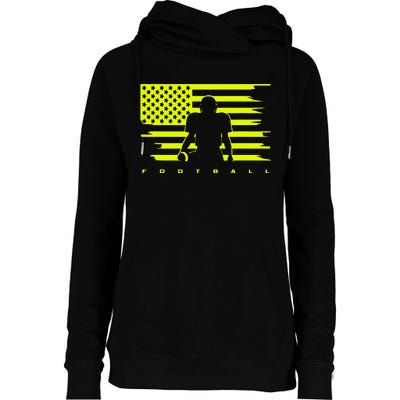 American Football Apparel Football Womens Funnel Neck Pullover Hood