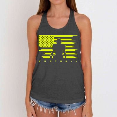 American Football Apparel Football Women's Knotted Racerback Tank