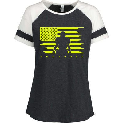 American Football Apparel Football Enza Ladies Jersey Colorblock Tee