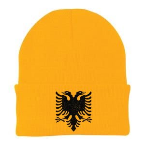 Albania Flag Albanian Doubleheaded Eagle Knit Cap Winter Beanie