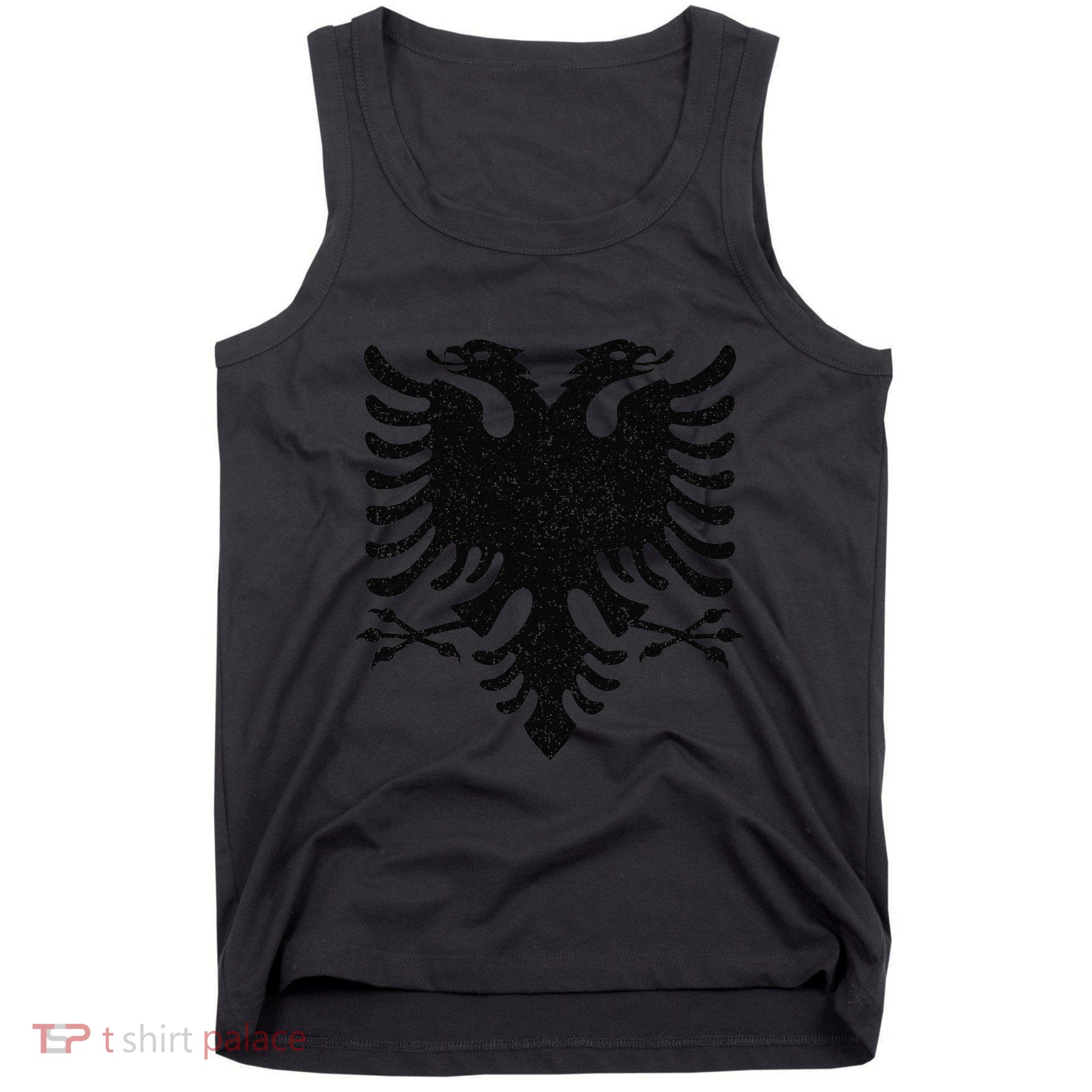 Albania Flag Albanian Doubleheaded Eagle Tank Top
