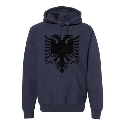 Albania Flag Albanian Doubleheaded Eagle Premium Hoodie