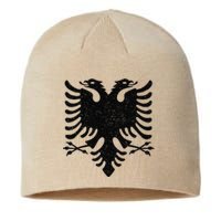 Albania Flag Albanian Doubleheaded Eagle Sustainable Beanie