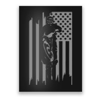 American FlagMotocross Apparel Motocross Dirt Bike Poster