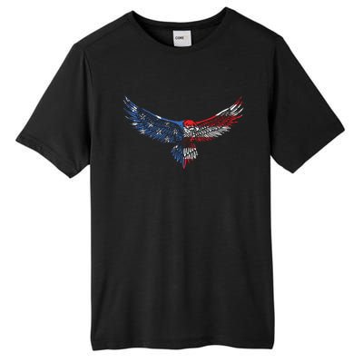 American Flag An Eagle Mullet Patriotic For Dad Husband Tall Fusion ChromaSoft Performance T-Shirt