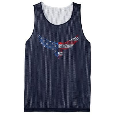 American Flag An Eagle Mullet Patriotic For Dad Husband Mesh Reversible Basketball Jersey Tank