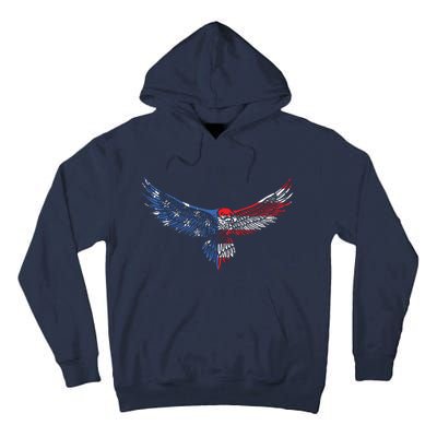 American Flag An Eagle Mullet Patriotic For Dad Husband Tall Hoodie