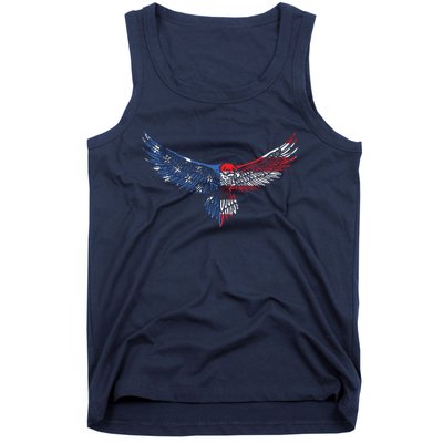 American Flag An Eagle Mullet Patriotic For Dad Husband Tank Top