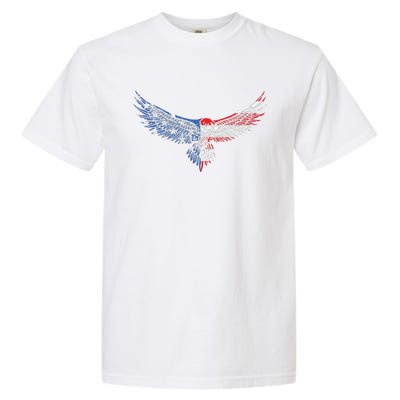 American Flag An Eagle Mullet Patriotic For Dad Husband Garment-Dyed Heavyweight T-Shirt