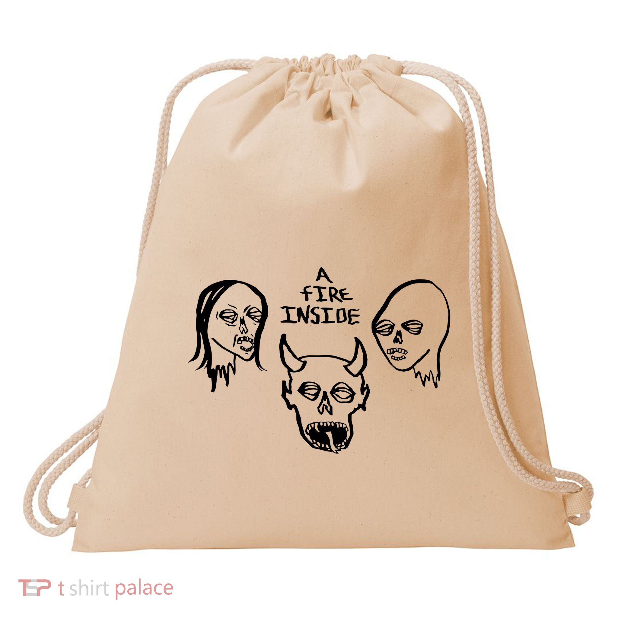 Afi Faces Drawstring Bag