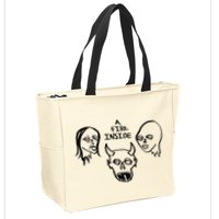 Afi Faces Zip Tote Bag