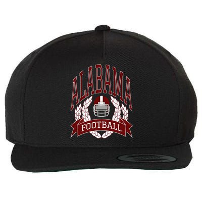 Alabama Football Wool Snapback Cap