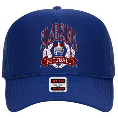 Alabama Football High Crown Mesh Back Trucker Hat