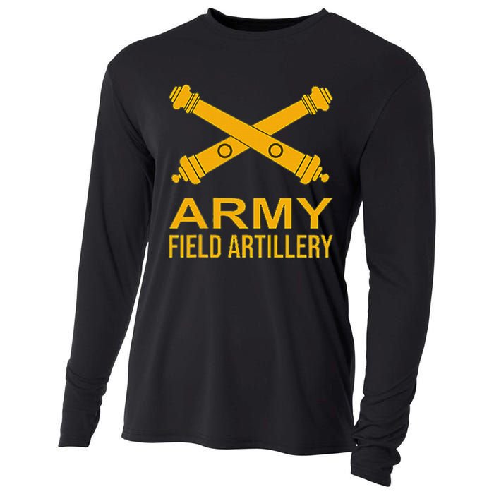 Army Field Artillery Branch Us Usa Cooling Performance Long Sleeve Crew