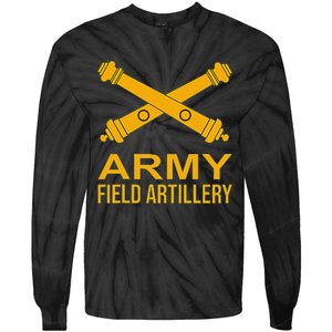 Army Field Artillery Branch Us Usa Tie-Dye Long Sleeve Shirt