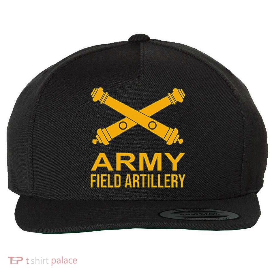 Army Field Artillery Branch Us Usa Wool Snapback Cap