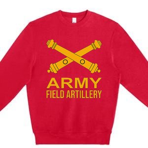 Army Field Artillery Branch Us Usa Premium Crewneck Sweatshirt