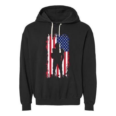 American Football Apparel Football Garment-Dyed Fleece Hoodie