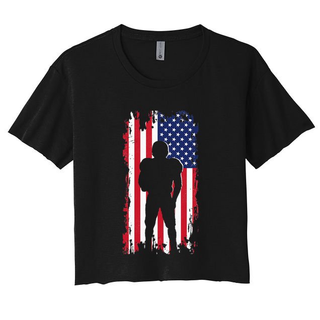 American Football Apparel Football Crop Top
