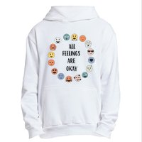 All Feelings are Okay School Teacher Psychologist Counselor Urban Pullover Hoodie